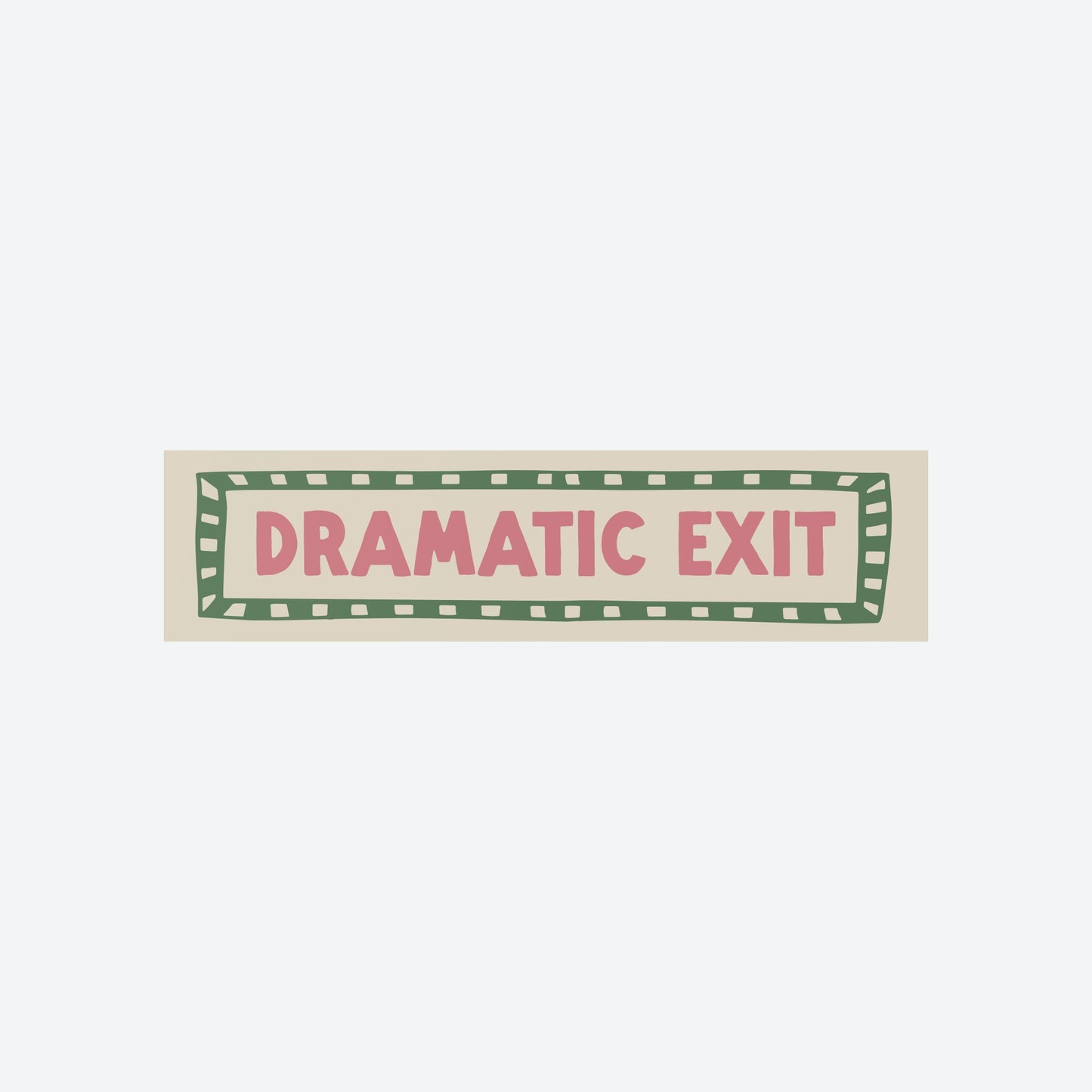 Dramatic Exit Panoramic Print