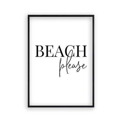 Beach Please Print - Blim & Blum