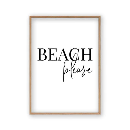 Beach Please Print - Blim & Blum