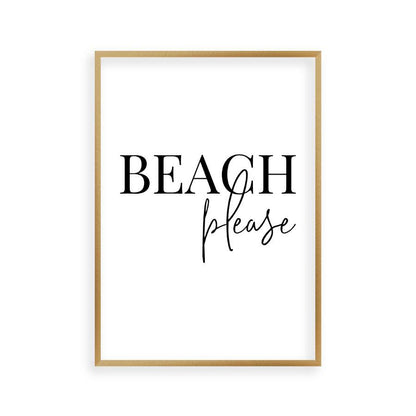 Beach Please Print - Blim & Blum