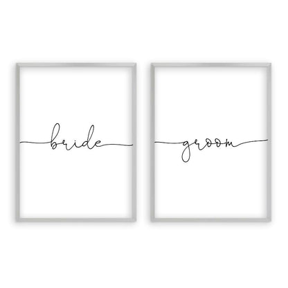 Bride Groom - Set Of 2 Prints - Blim & Blum