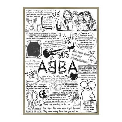Champagne Gold Frame / A1