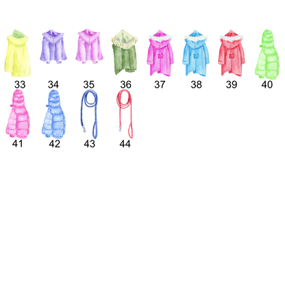 Personalised Family Names Coat Print