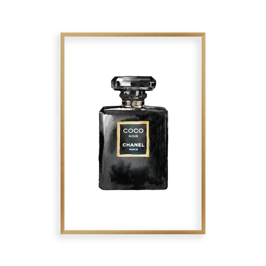 Framed Acrylic Perfume Bottle Wall Art  Chanel