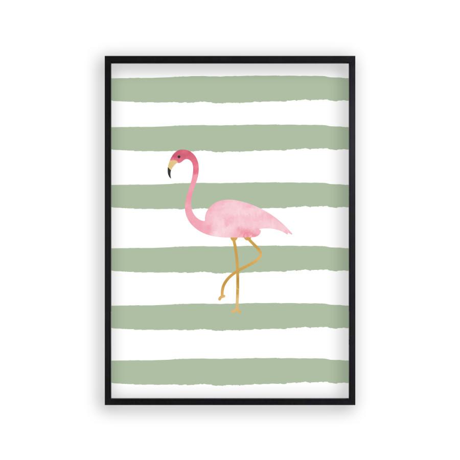 Flamingo Watercolour Print - Blim & Blum