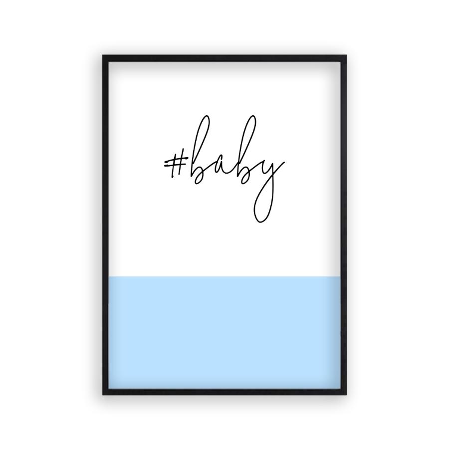 Hashtag Baby Print - Blim & Blum
