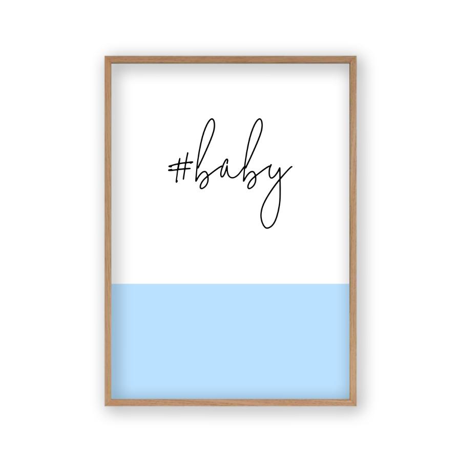 Hashtag Baby Print - Blim & Blum