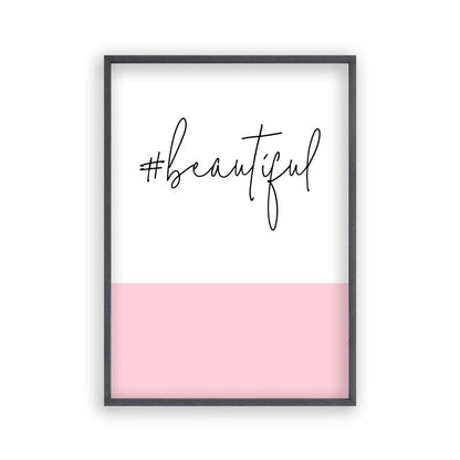 Hashtag Beautiful Print - Blim & Blum