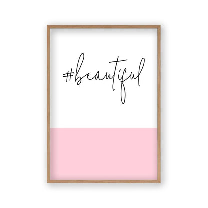 Hashtag Beautiful Print - Blim & Blum