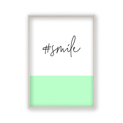 Hashtag Smile Print - Blim & Blum