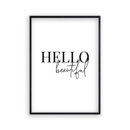 Hello Beautiful Print - Blim & Blum
