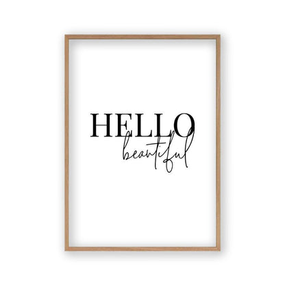 Hello Beautiful Print - Blim & Blum