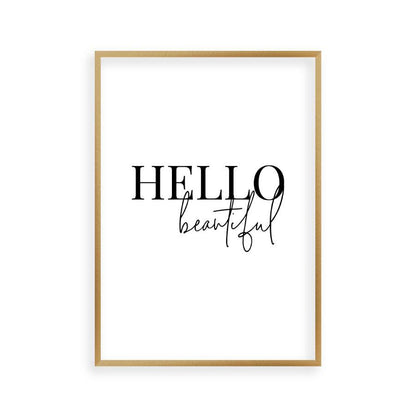 Hello Beautiful Print - Blim & Blum