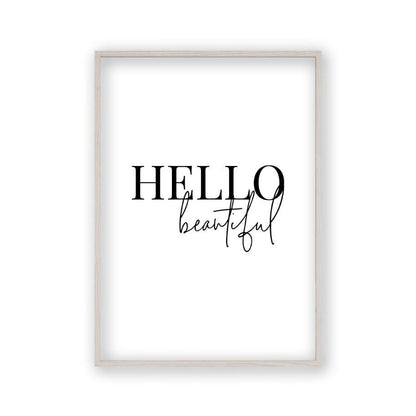 Hello Beautiful Print - Blim & Blum