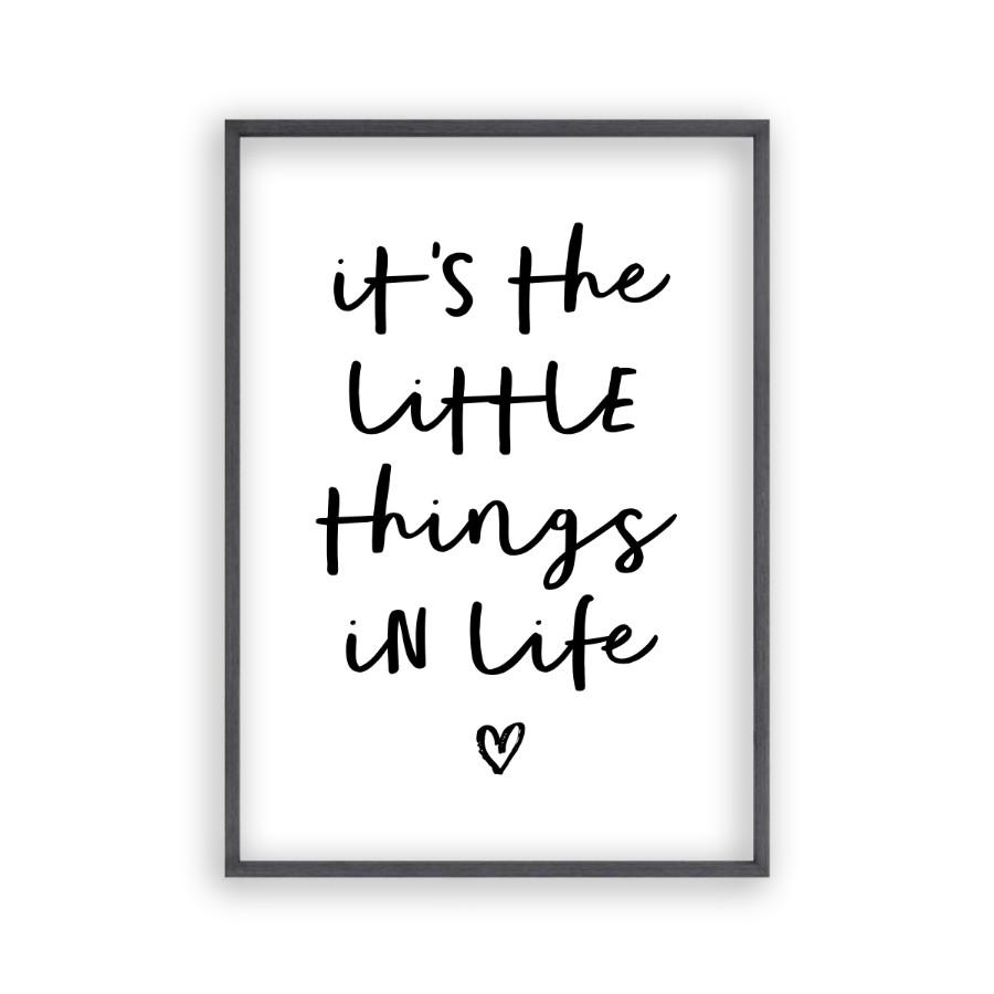 It's The Little Things In life Print - Blim & Blum