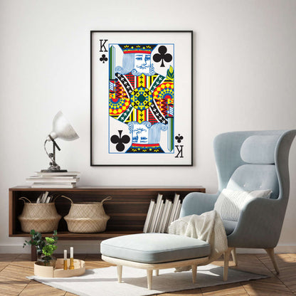 King Of Clubs Print