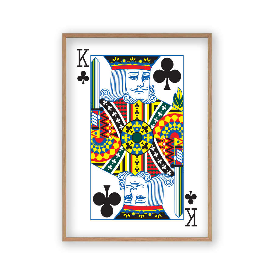 King Of Clubs Print