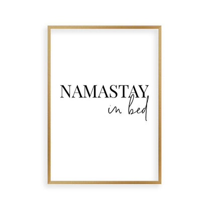 Namastay In Bed Print - Blim & Blum