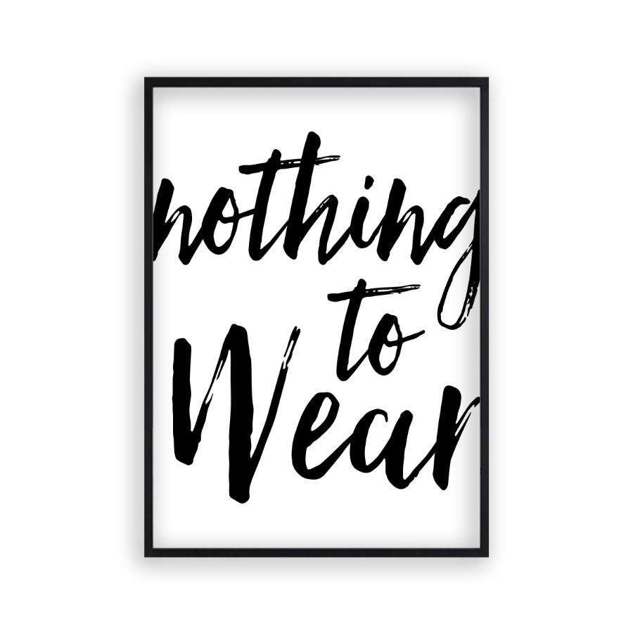Nothing To Wear Print - Blim & Blum