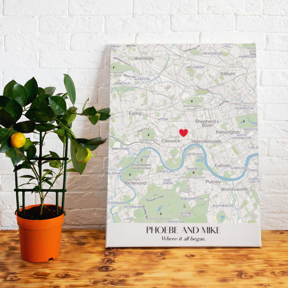 Personalised Special Place Map Print
