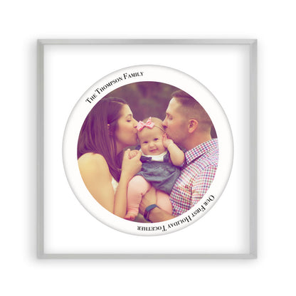Personalised Circular Photo Print