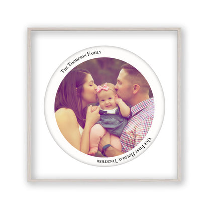 Personalised Circular Photo Print