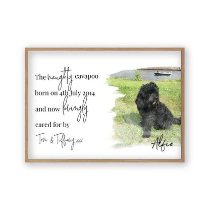 Personalised Pet Photo Print - Blim & Blum