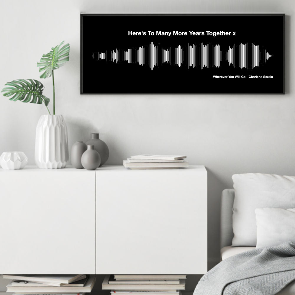 Personalised Sound Wave Bus Blind Print