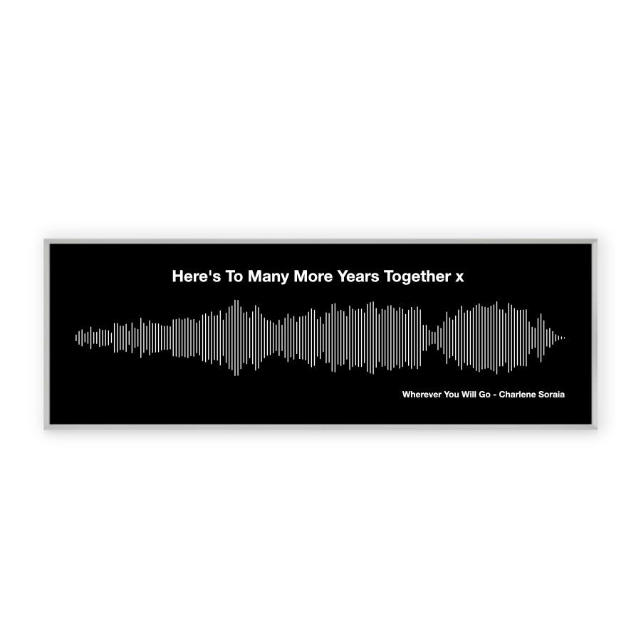 Personalised Sound Wave Bus Blind Print