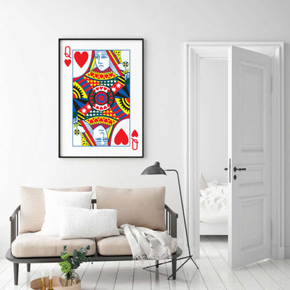 Queen Of Hearts Print