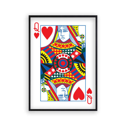 Queen Of Hearts Print