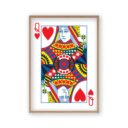 Queen Of Hearts Print
