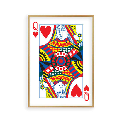 Queen Of Hearts Print