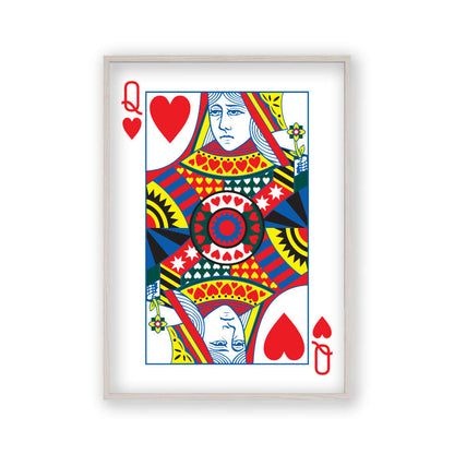 Queen Of Hearts Print