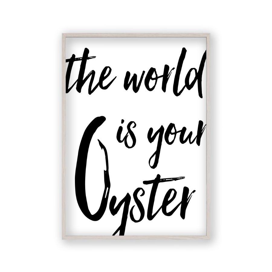 The World Is Your Oyster Print - Blim & Blum