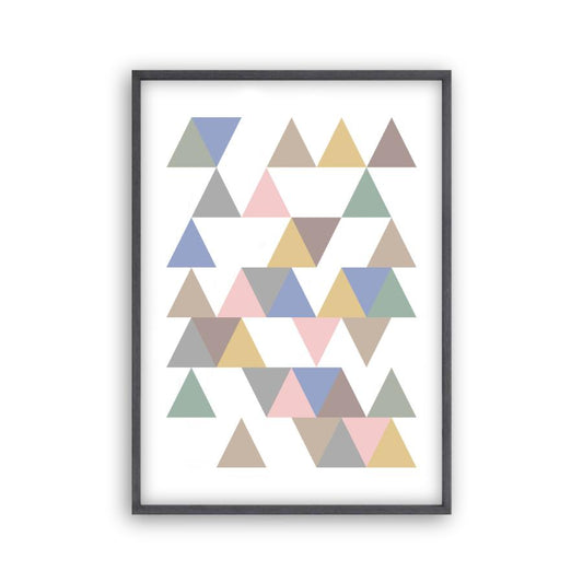 Triangle Pastel Print - Blim & Blum