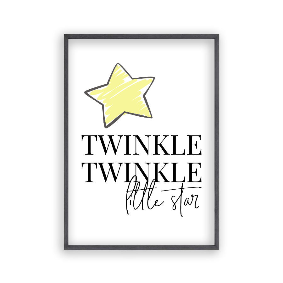 Twinkle Twinkle Little Star Print