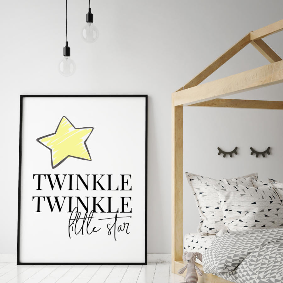 Twinkle Twinkle Little Star Print