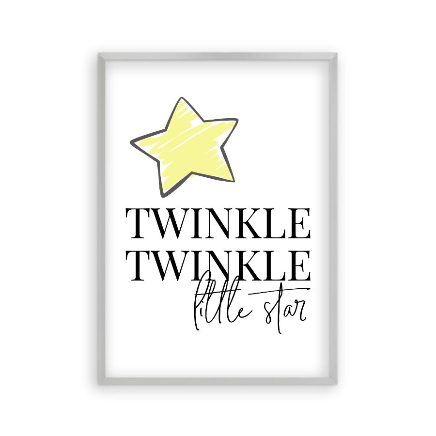 Twinkle Twinkle Little Star Print