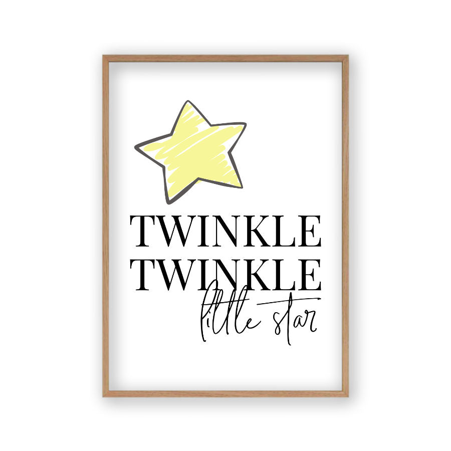 Twinkle Twinkle Little Star Print