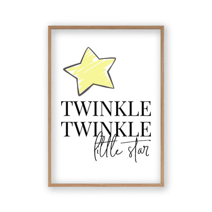 Twinkle Twinkle Little Star Print