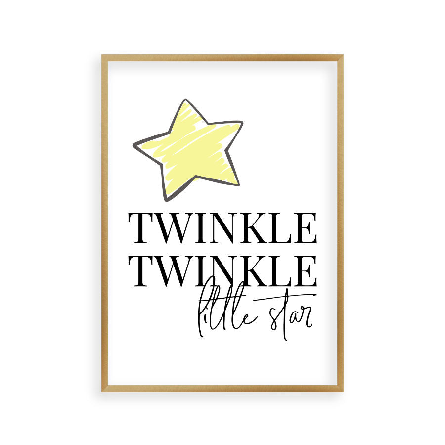 Twinkle Twinkle Little Star Print