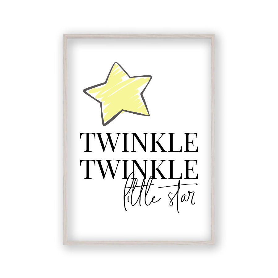 Twinkle Twinkle Little Star Print