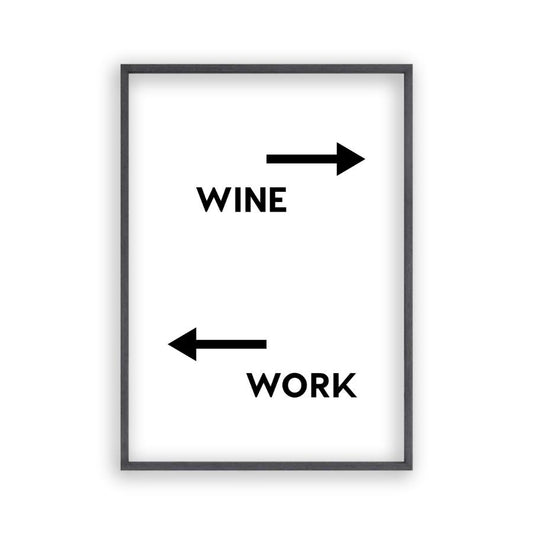 Personalised Drink Work Direction Print - Blim & Blum