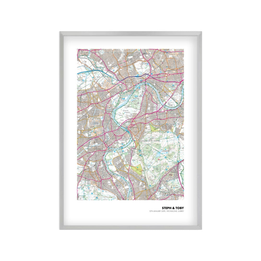 Personalised OS Map Print