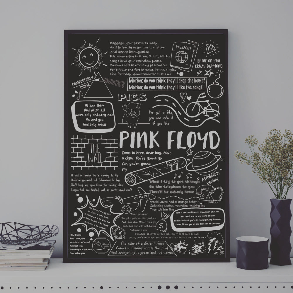 Pink Floyd Album Print